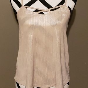 NWOT Rue 21 Shimmer Tank Sz S